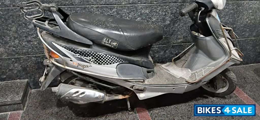 Black And Silver TVS Scooty Pep Plus