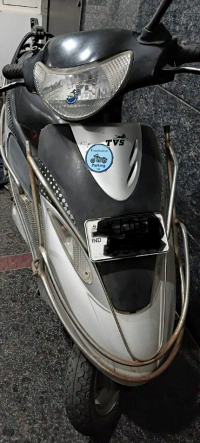 Black And Silver TVS Scooty Pep Plus