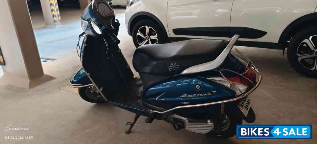 Blue Honda Activa
