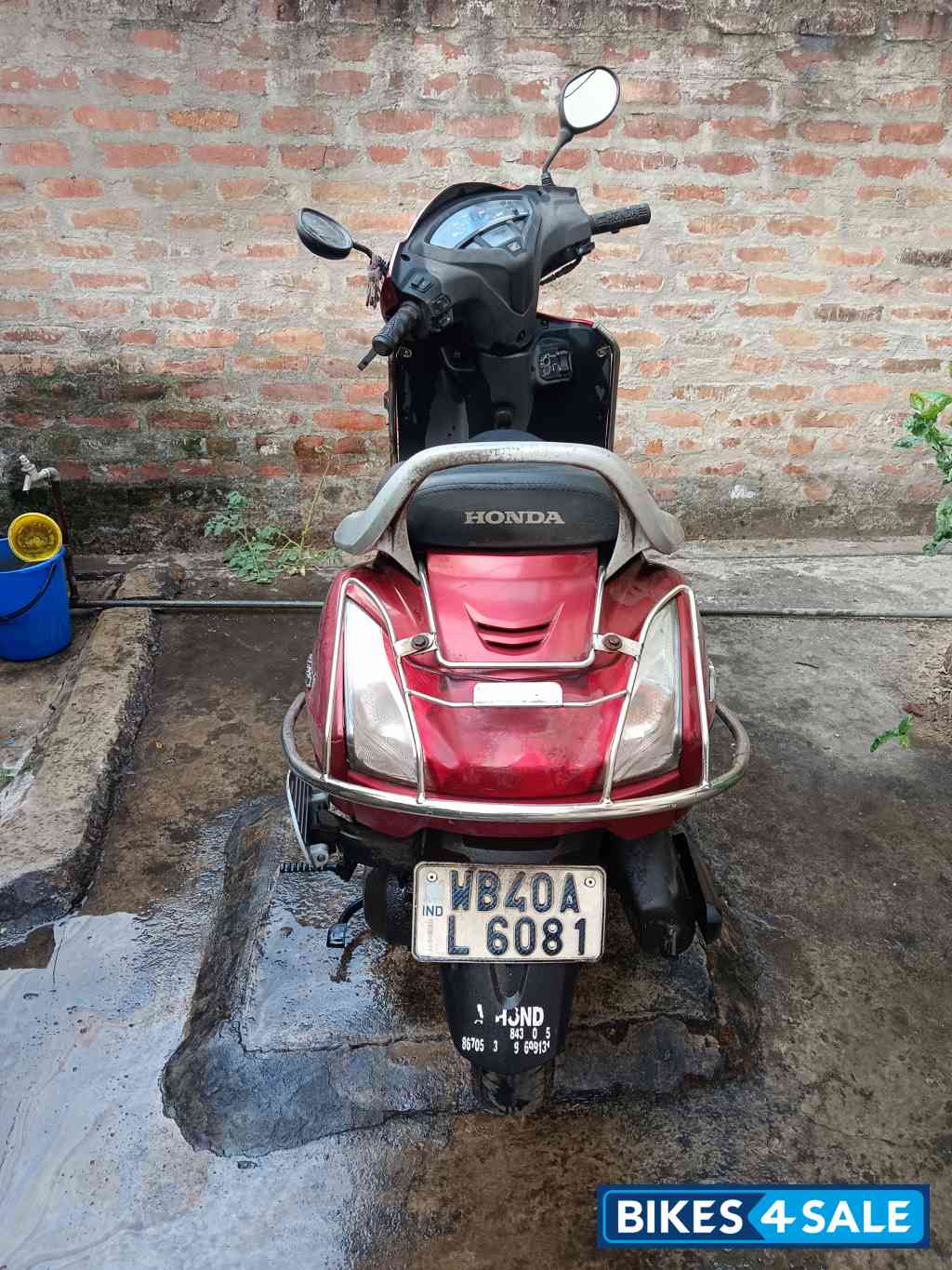 Cherry Red Honda Activa 5G