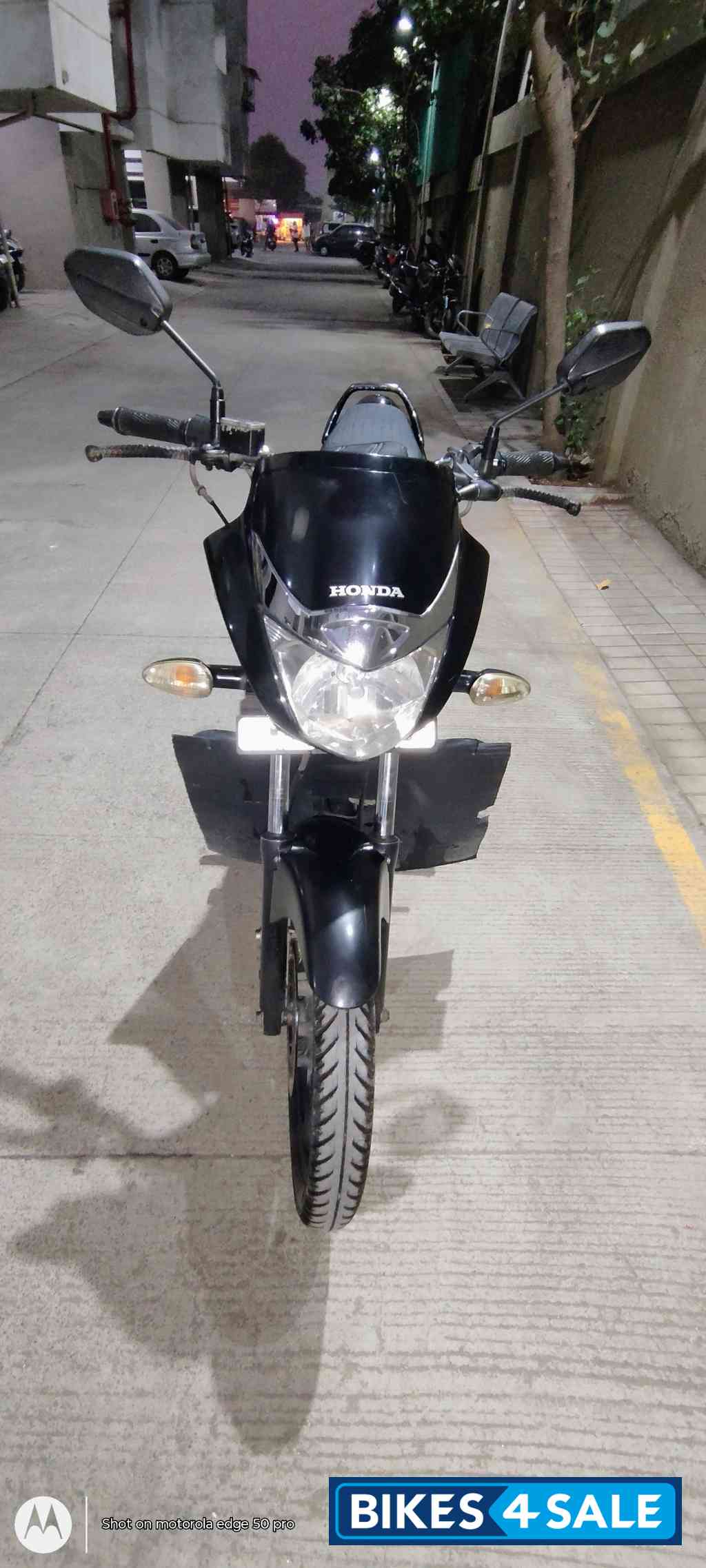 Black Honda CB Unicorn
