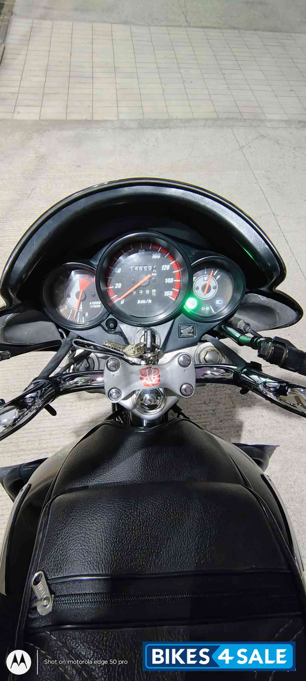 Black Honda CB Unicorn