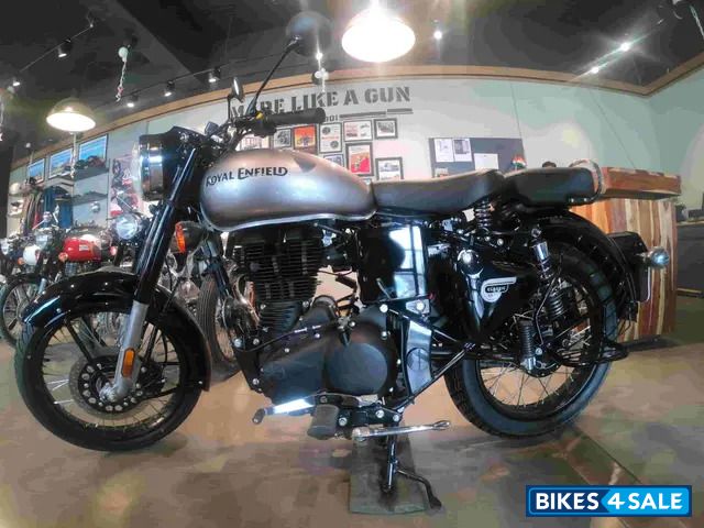 Mercury Silver Royal Enfield Classic 350 Single Channel BS6