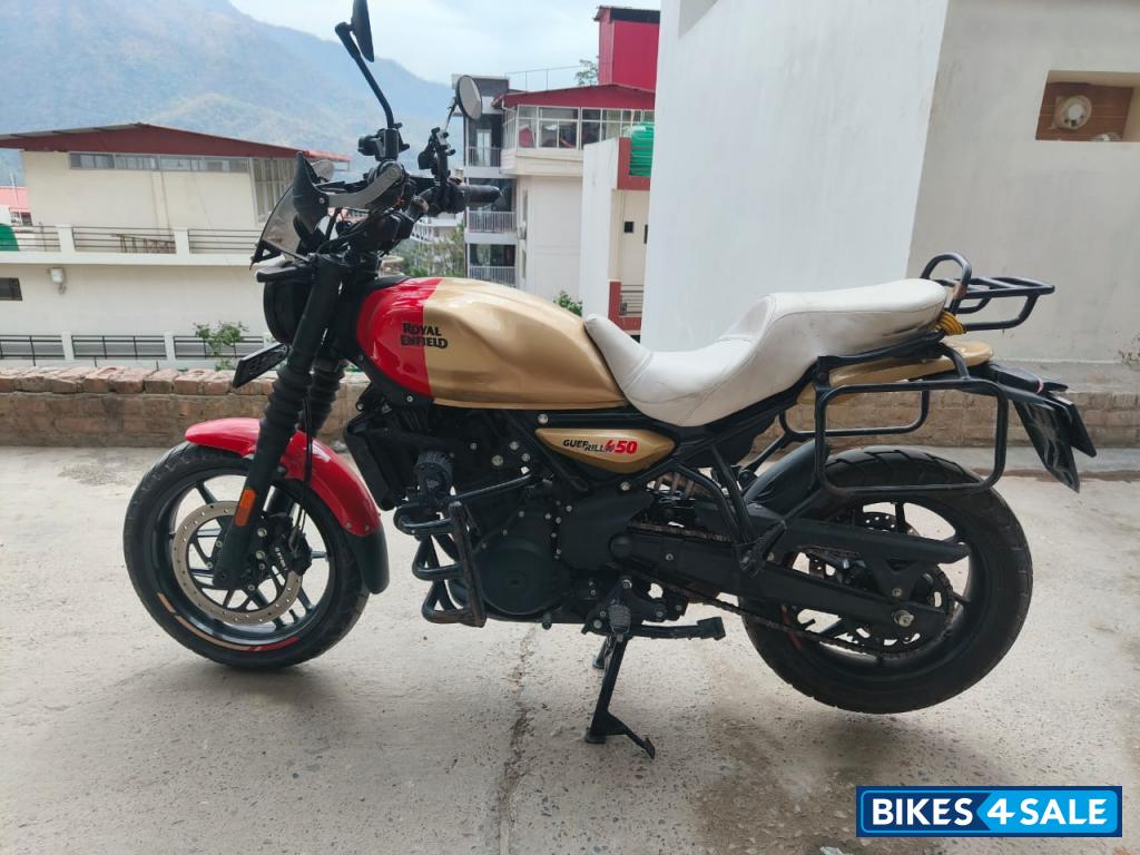 Gold Royal Enfield Guerrilla 450
