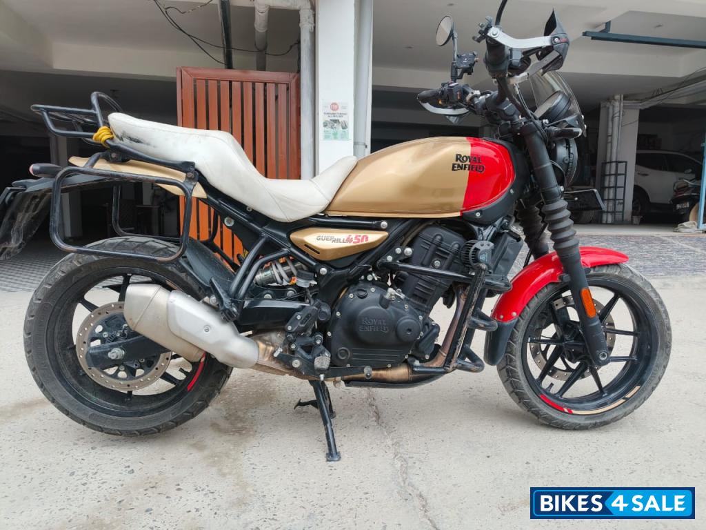 Gold Royal Enfield Guerrilla 450