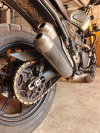 Khakhi Green Triumph Scrambler 400 X
