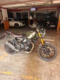 Khakhi Green Triumph Scrambler 400 X
