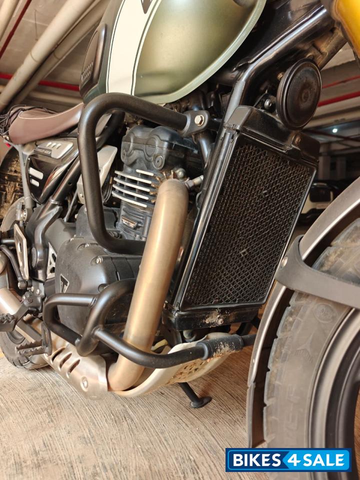 Khakhi Green Triumph Scrambler 400 X