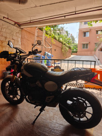 Khakhi Green Triumph Scrambler 400 X
