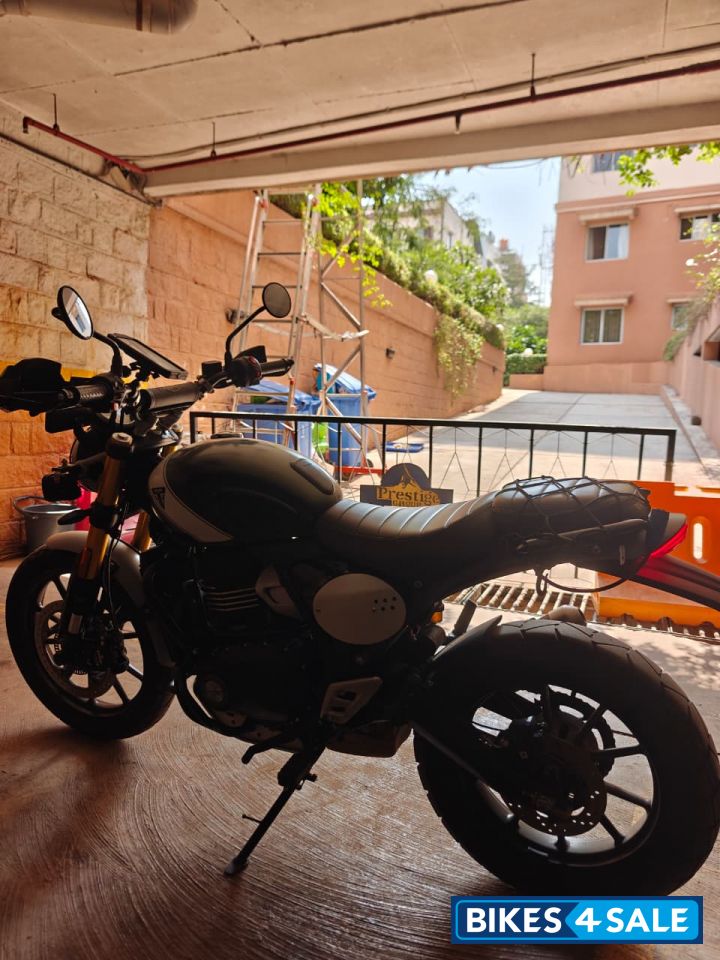 Khakhi Green Triumph Scrambler 400 X
