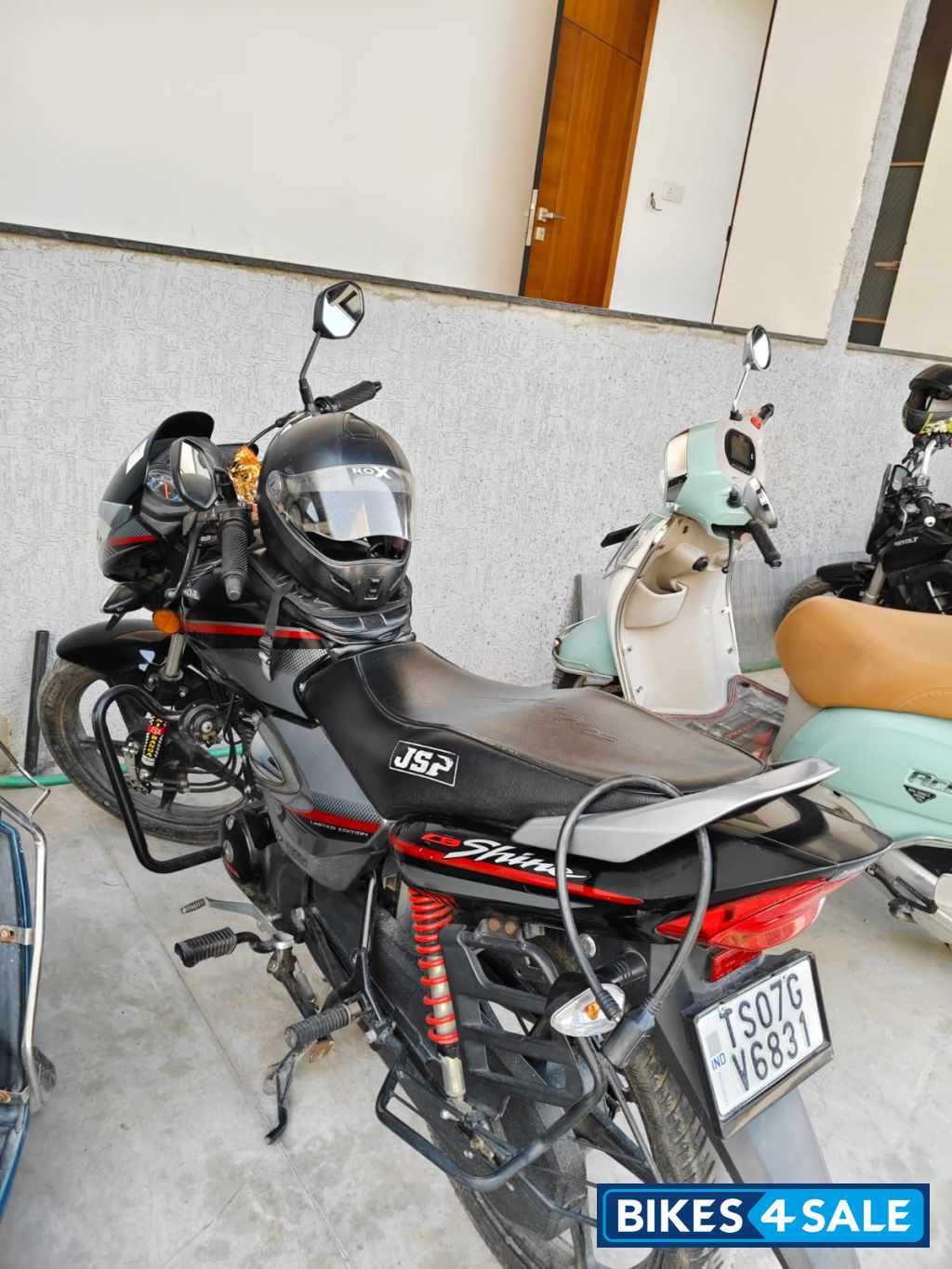 Black E Honda CB Shine Limited Edition