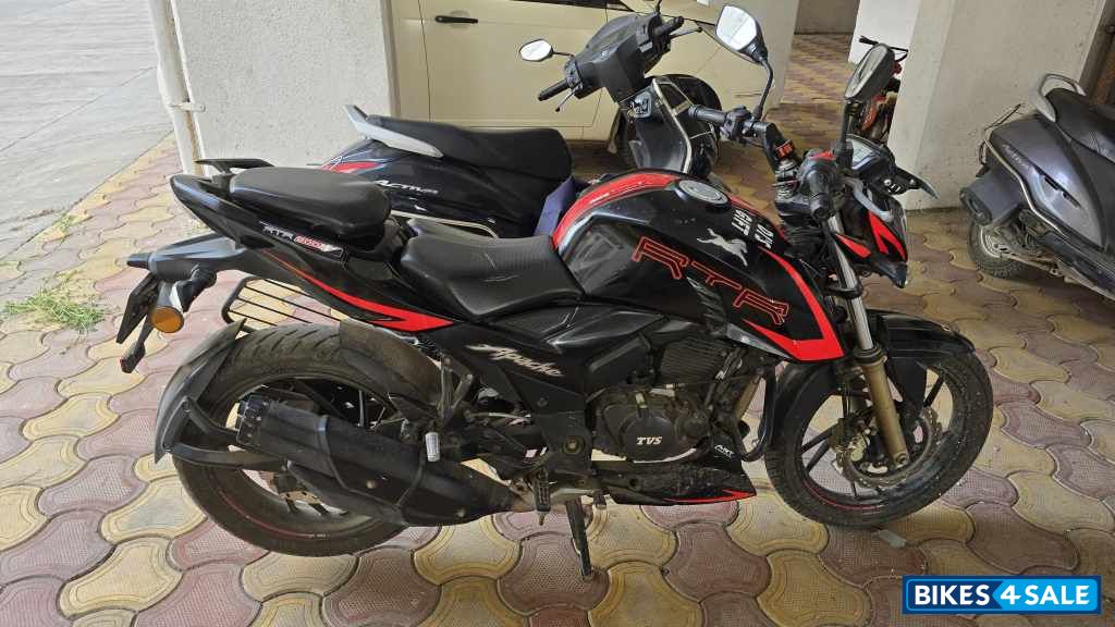 Red And Black TVS Apache RTR 200 4V Race Edition 2.0