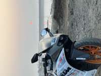 White KTM RC 390