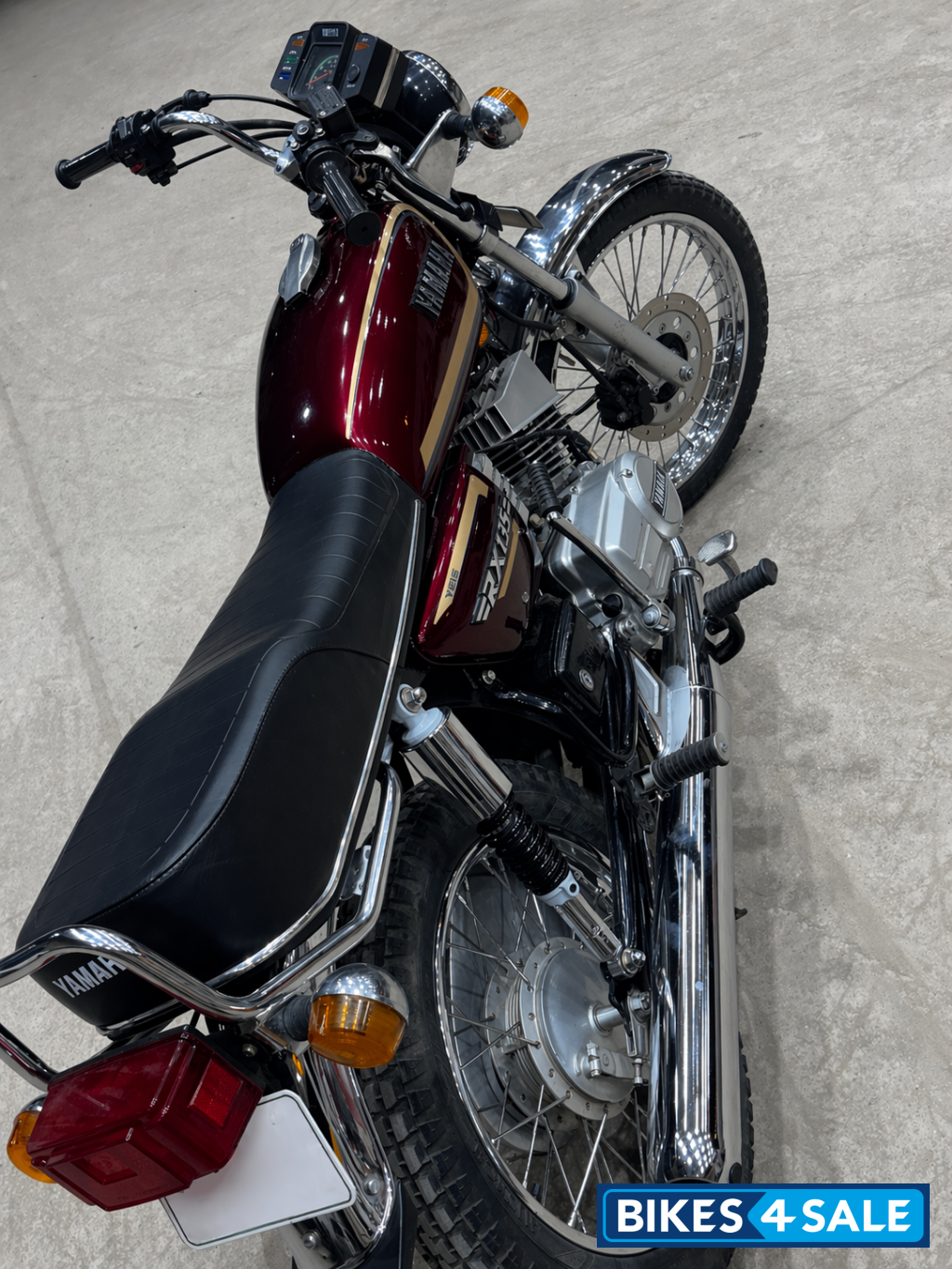 Maroon Yamaha RX 135