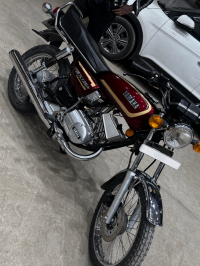 Maroon Yamaha RX 135