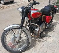Red Wd Chrome Royal Enfield Bullet 350