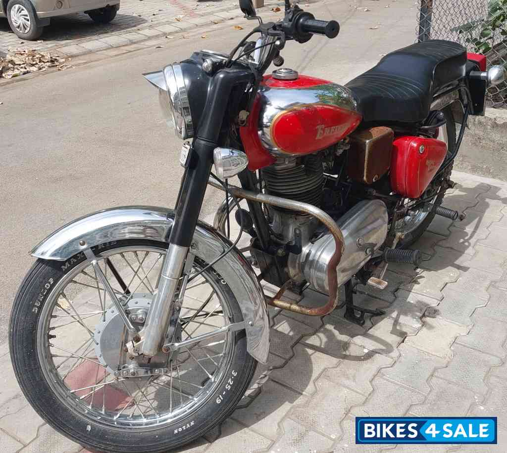 Red Wd Chrome Royal Enfield Bullet 350