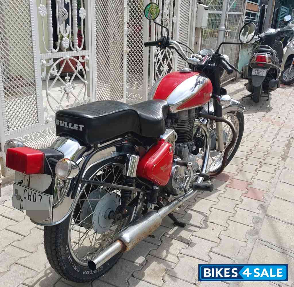 Red Wd Chrome Royal Enfield Bullet 350