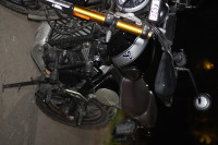 Phantom Black Triumph Scrambler 400 X