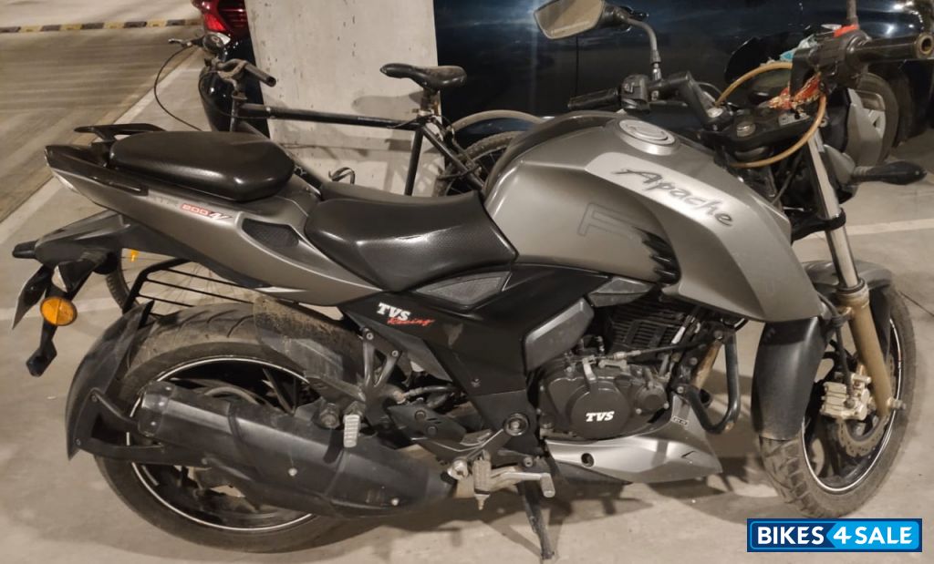 Grey TVS Apache RTR 200 4V