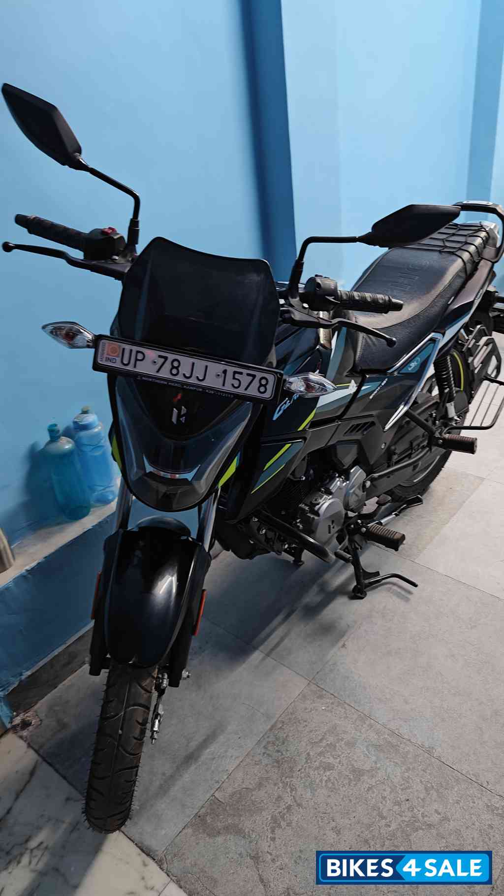 Black-teal Blue Hero Glamour X 125 Drum