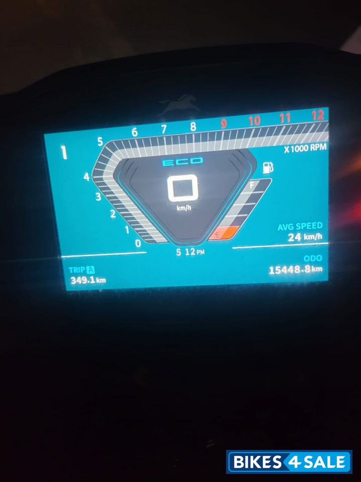 Black TVS Raider iGO