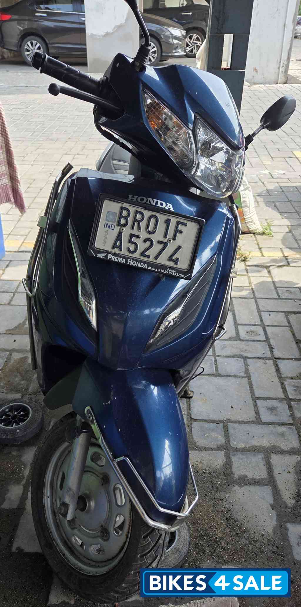 Blue Honda Activa 6G Std