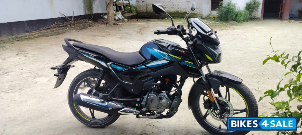 Black-blue Hero Glamour X 125