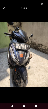 Black Honda Grazia 125 BS6