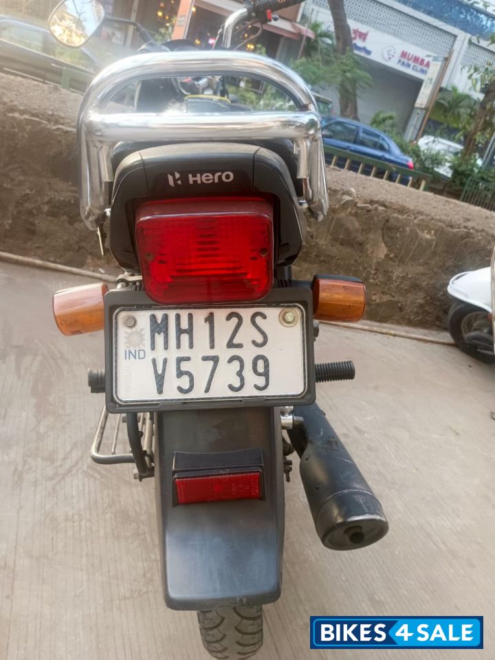 Black Grey Hero Splendor iSmart Plus IBS