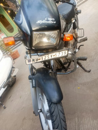 Black Grey Hero Splendor iSmart Plus IBS