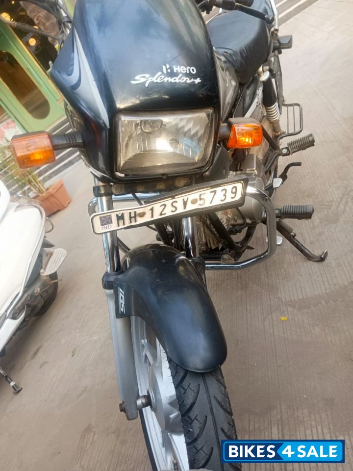 Black Grey Hero Splendor iSmart Plus IBS