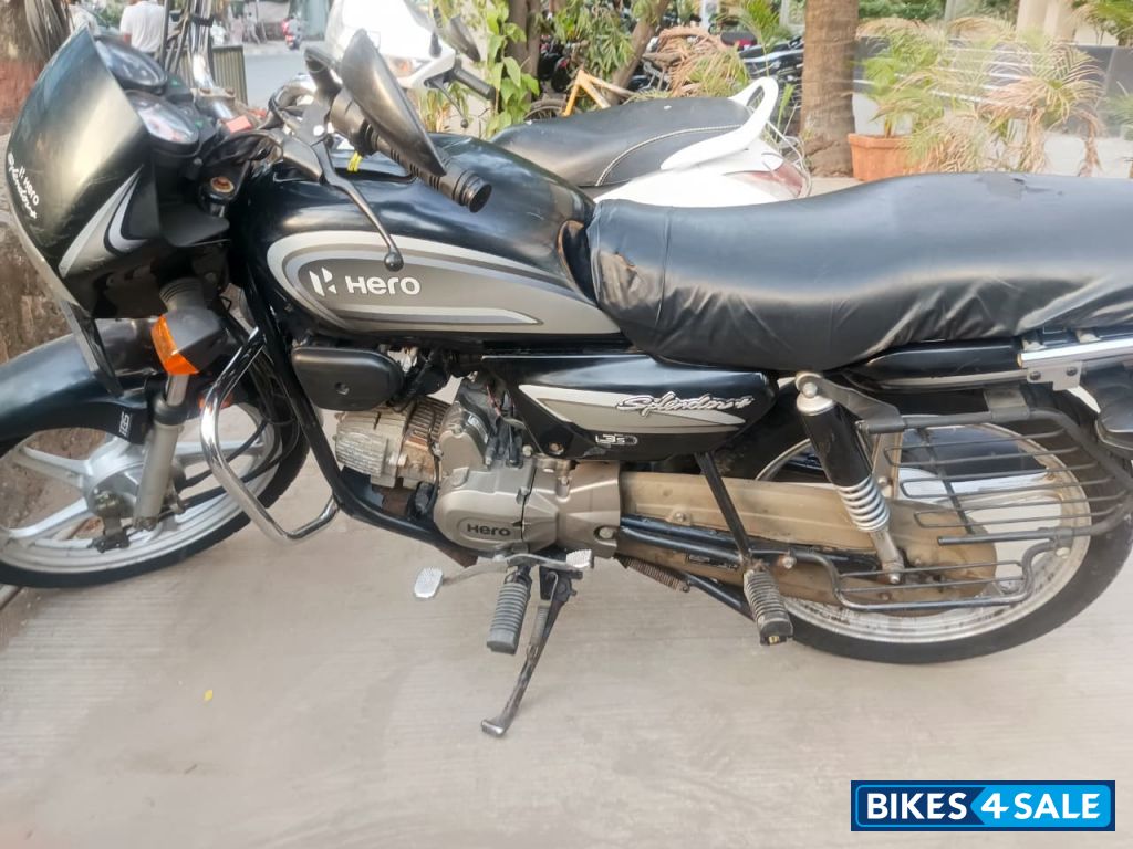 Black Grey Hero Splendor iSmart Plus IBS