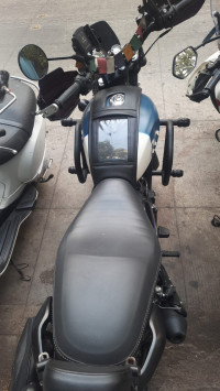 Rebel Blue Royal Enfield Hunter 350 Metro