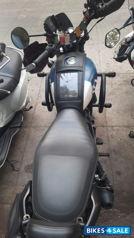 Rebel Blue Royal Enfield Hunter 350 Metro
