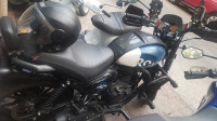 Rebel Blue Royal Enfield Hunter 350 Metro