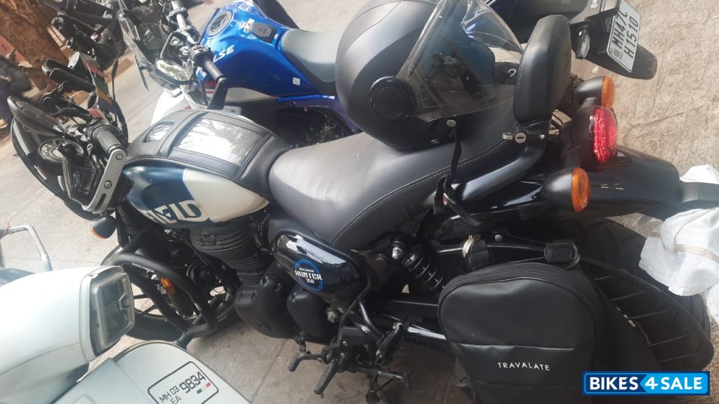 Rebel Blue Royal Enfield Hunter 350 Metro