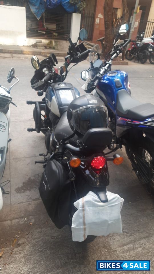 Rebel Blue Royal Enfield Hunter 350 Metro