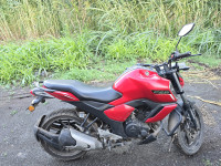 Red Yamaha FZ-S FI V3