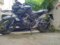 Navy Blue Yamaha MT-15 BS6