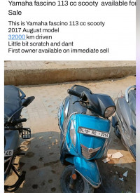 Yamaha Fascino 2017 Model
