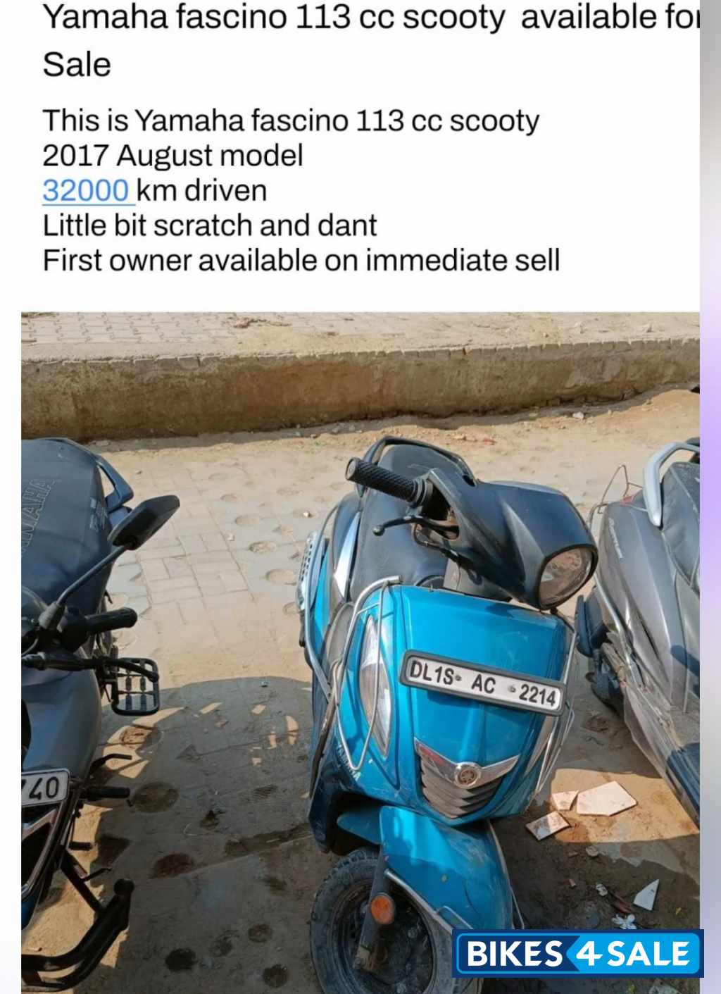 Yamaha Fascino