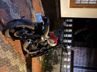 Dual Red And White Yezdi Scrambler Dual Tone