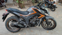 Orange Honda CB Hornet 160R ABS