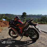 Red & Black Suzuki Gixxer SF Fi