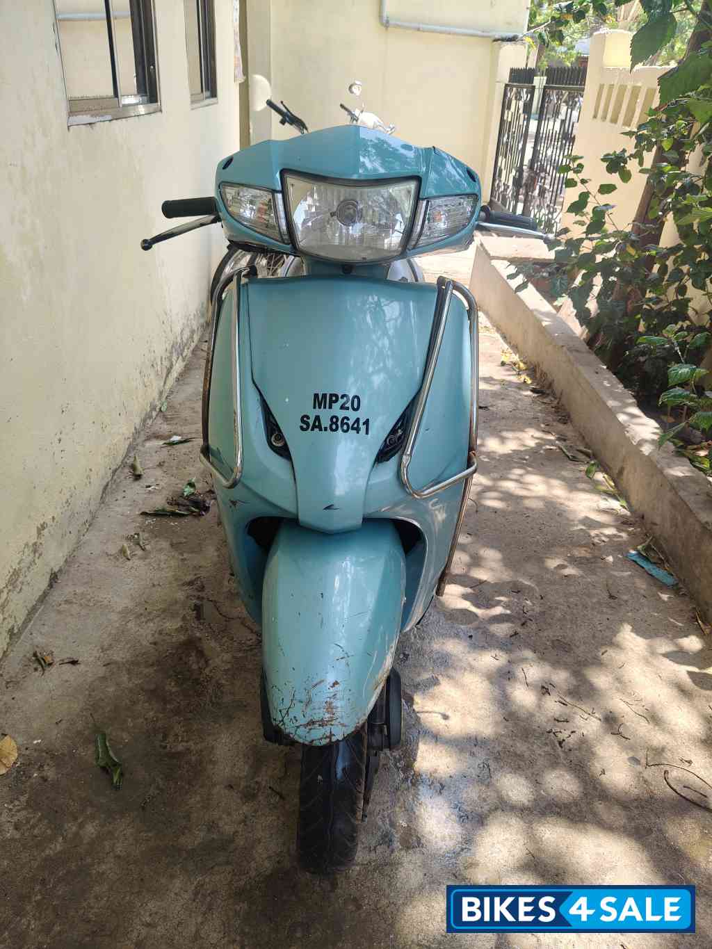 Sky Blue Honda Activa
