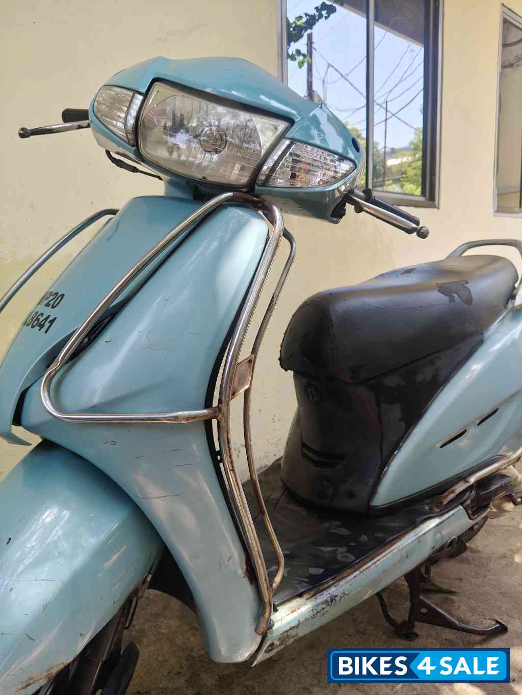 Sky Blue Honda Activa