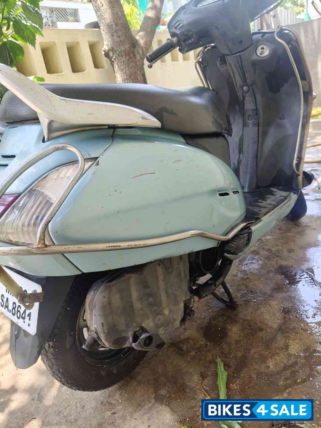 Sky Blue Honda Activa