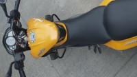Yellow Bajaj Pulsar 200 NS