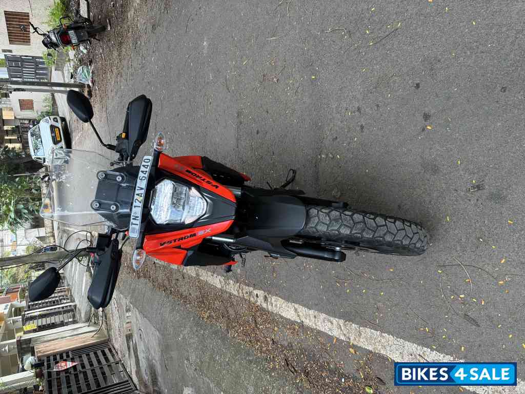 Blaze Orange Suzuki V-Strom 250